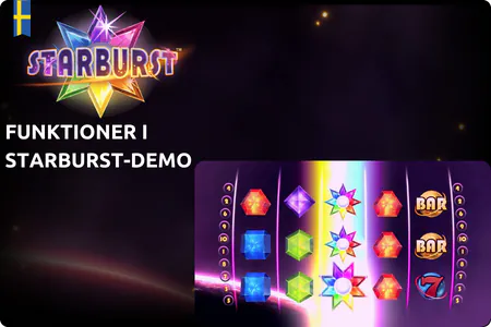 Funktioner i Starburst demo