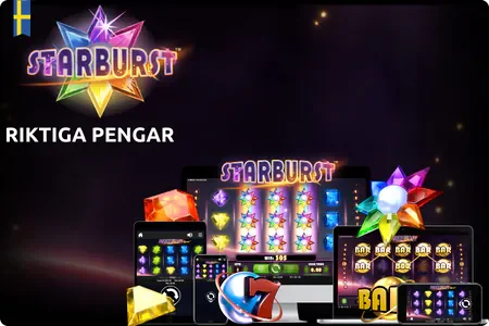 Spela Starburst Slot med riktiga pengar